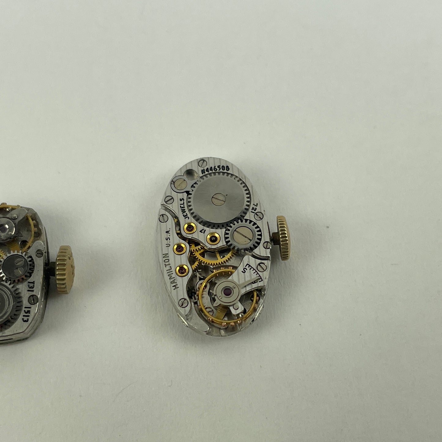 Feb Lot 100- Hamilton Ladies' Vintage Mechanical Wristwatch Movements