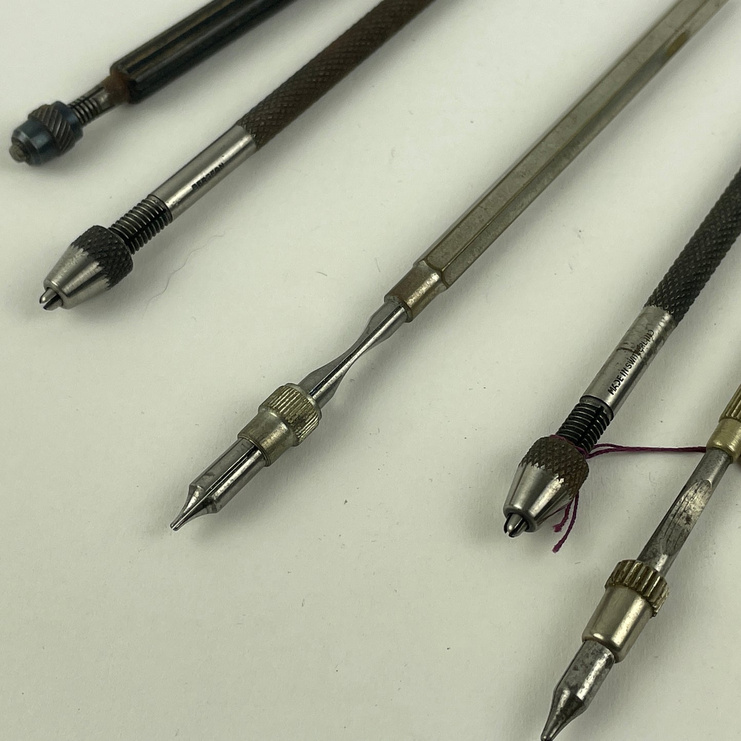 Feb Lot 101- Watchmaker’s Assortment of Small Needle & Pin Vises