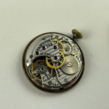 Feb Lot 102- Three Hamilton Men’s Vintage Mechanical Wristwatch Movements