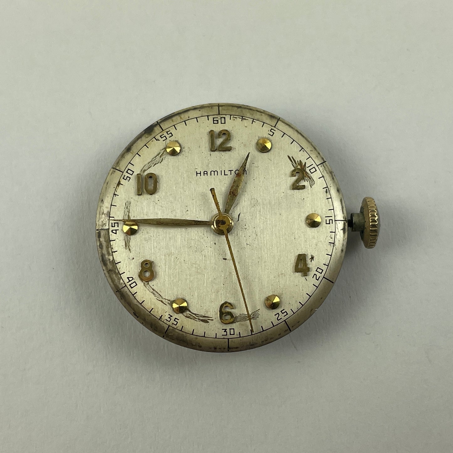 Feb Lot 102- Three Hamilton Men’s Vintage Mechanical Wristwatch Movements