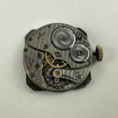 Feb Lot 102- Three Hamilton Men’s Vintage Mechanical Wristwatch Movements