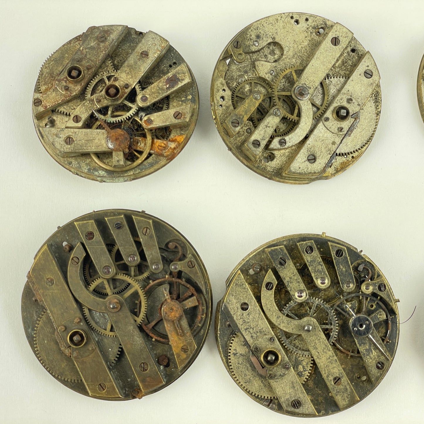 Feb Lot 118- Swiss "Bar" Style Pocket Watch Movements (15)