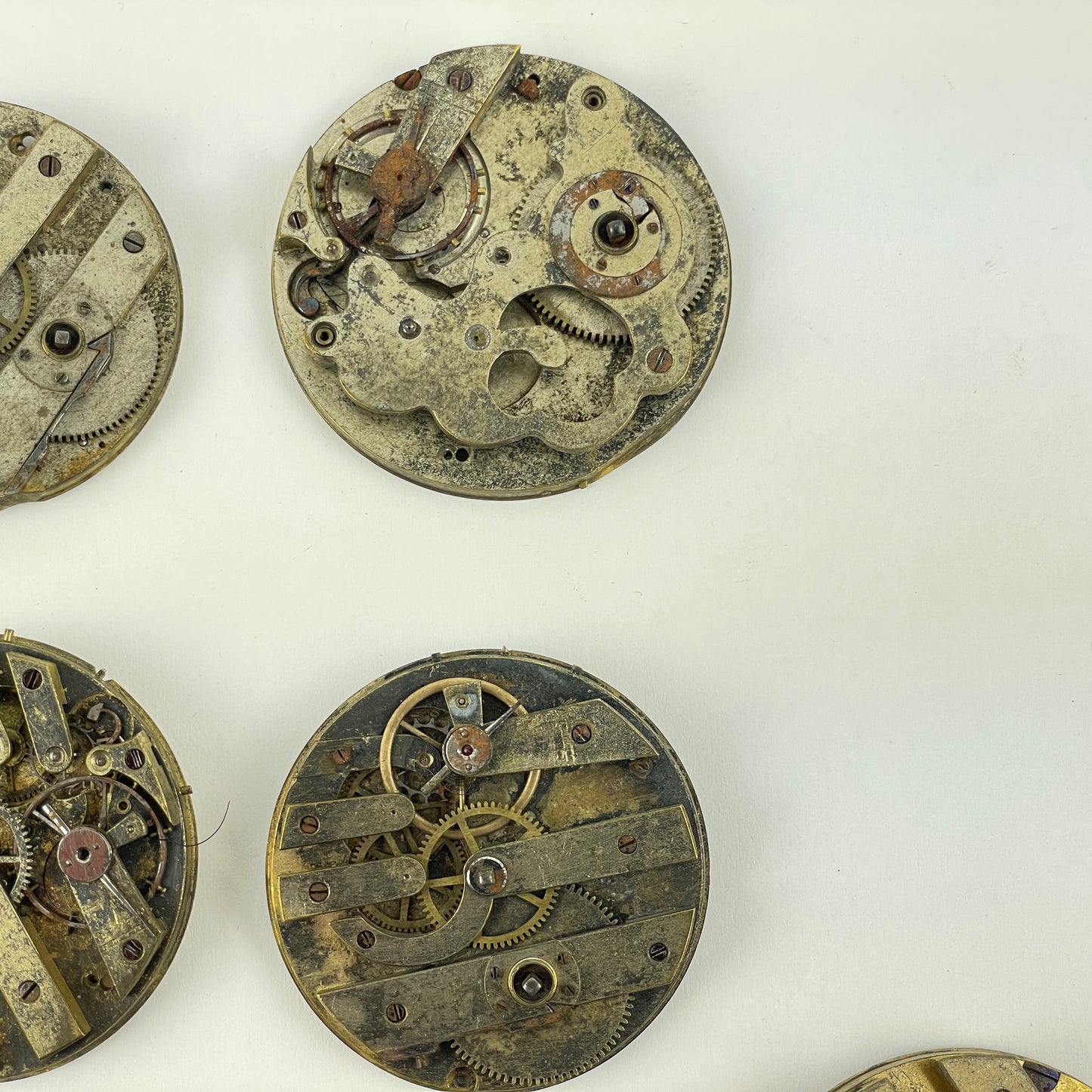 Feb Lot 118- Swiss "Bar" Style Pocket Watch Movements (15)