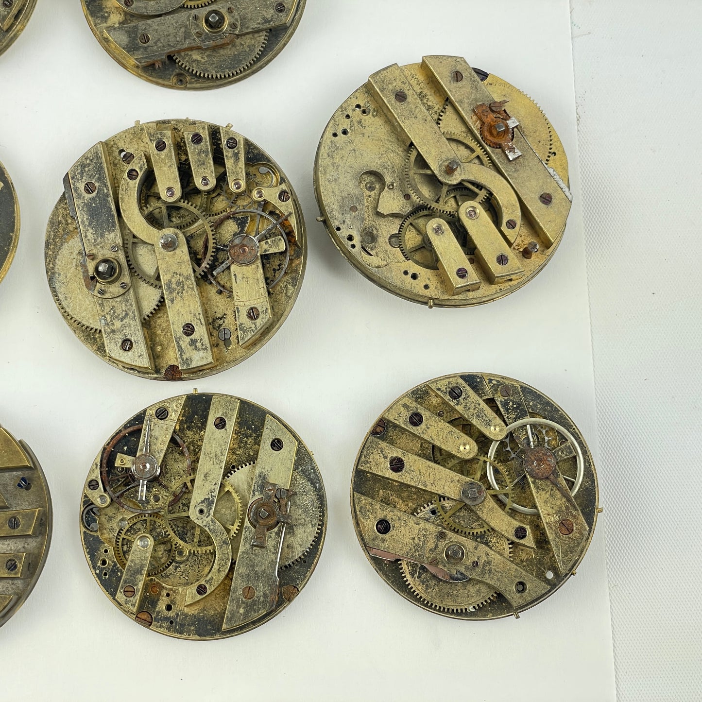 Feb Lot 118- Swiss "Bar" Style Pocket Watch Movements (15)