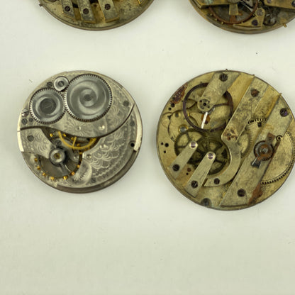 Feb Lot 118- Swiss "Bar" Style Pocket Watch Movements (15)