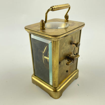 Feb Lot 120- Waterbury Carriage Clock