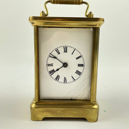 Feb Lot 120- Waterbury Carriage Clock