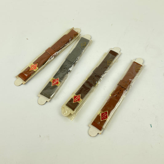 Feb Lot 140- NOS Leather Wristwatch Bands