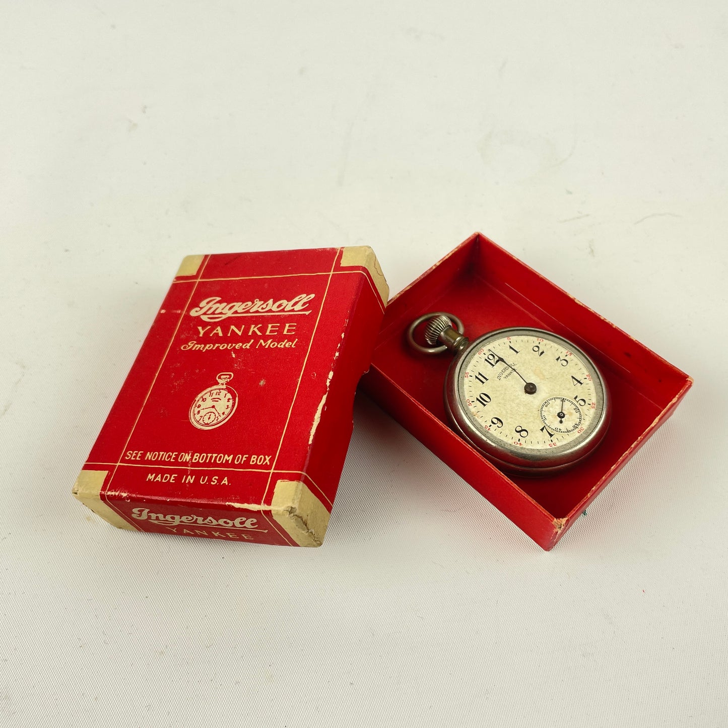 Lot 129- Vintage Ingersoll Boxed Pocket Watches (2)