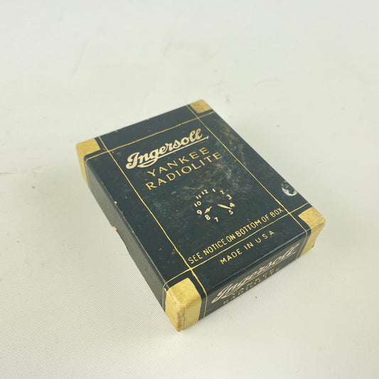 Lot 36- Vintage Ingersoll “Yankee Radiolite” Boxed Pocket Watch