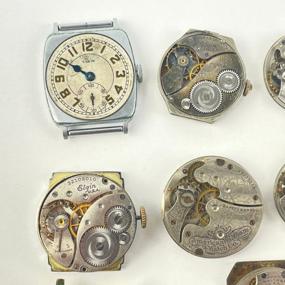 Lot 24- Waltham & Elgin Movement Assortment