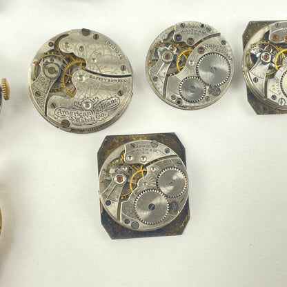 Lot 24- Waltham & Elgin Movement Assortment