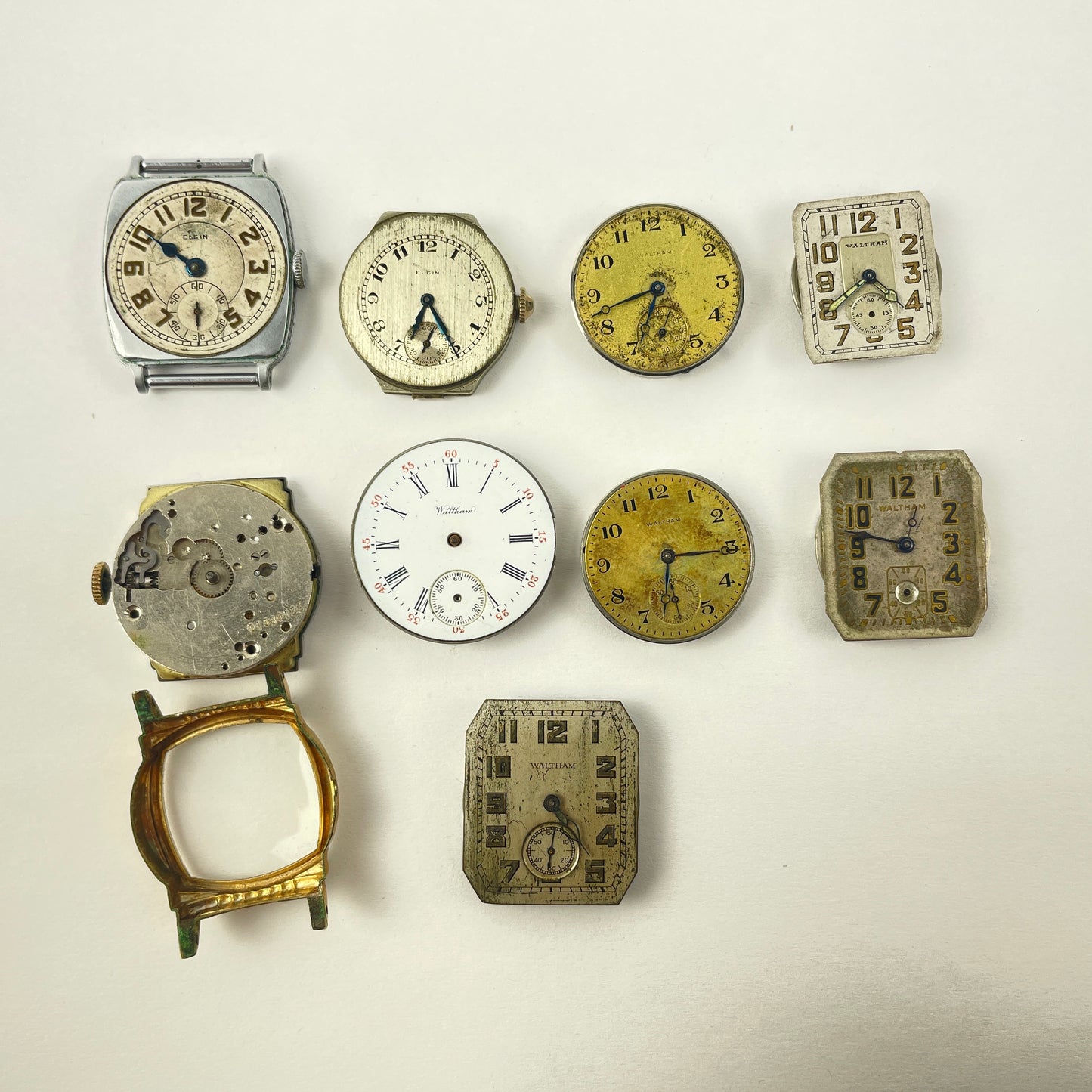 Lot 24- Waltham & Elgin Movement Assortment