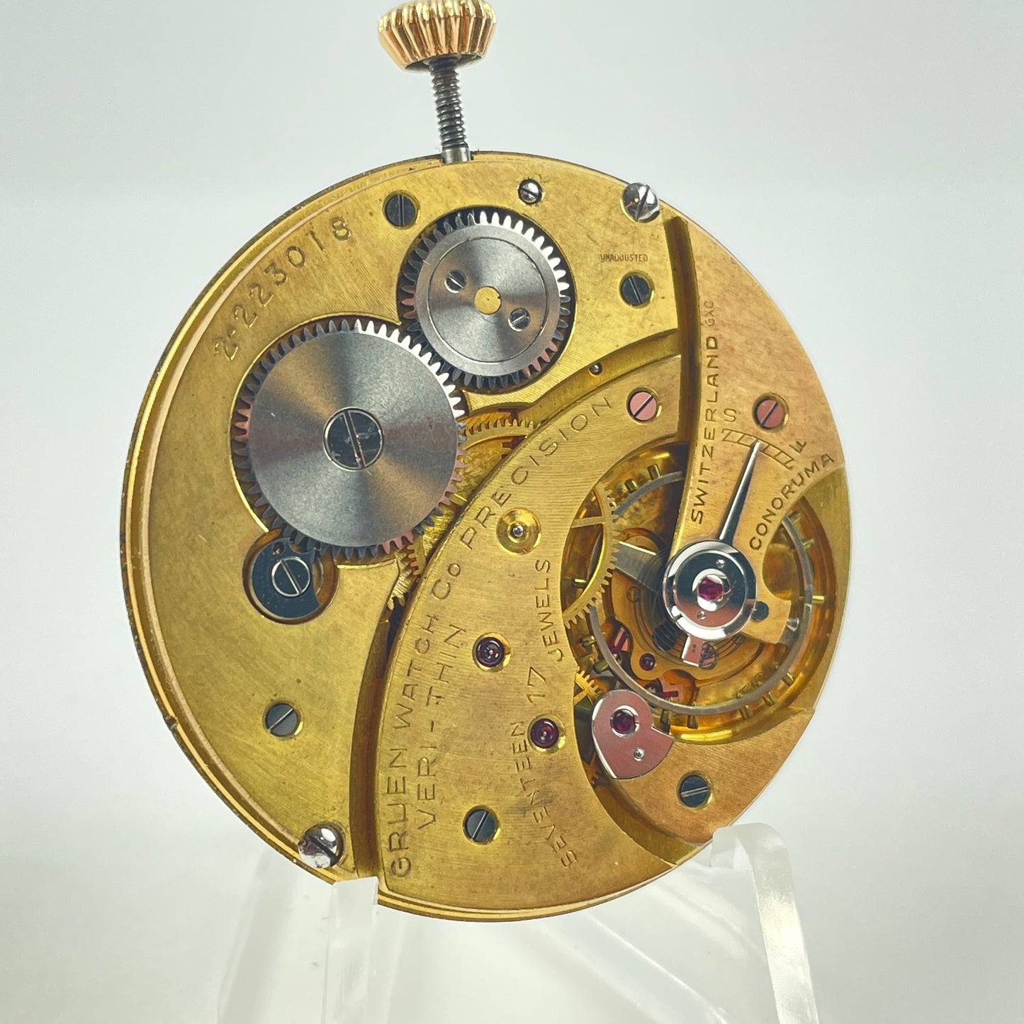 Lot 30- Gruen Veri-Thin Precision | 17 Ligne | 17J | Pocket Watch Movement