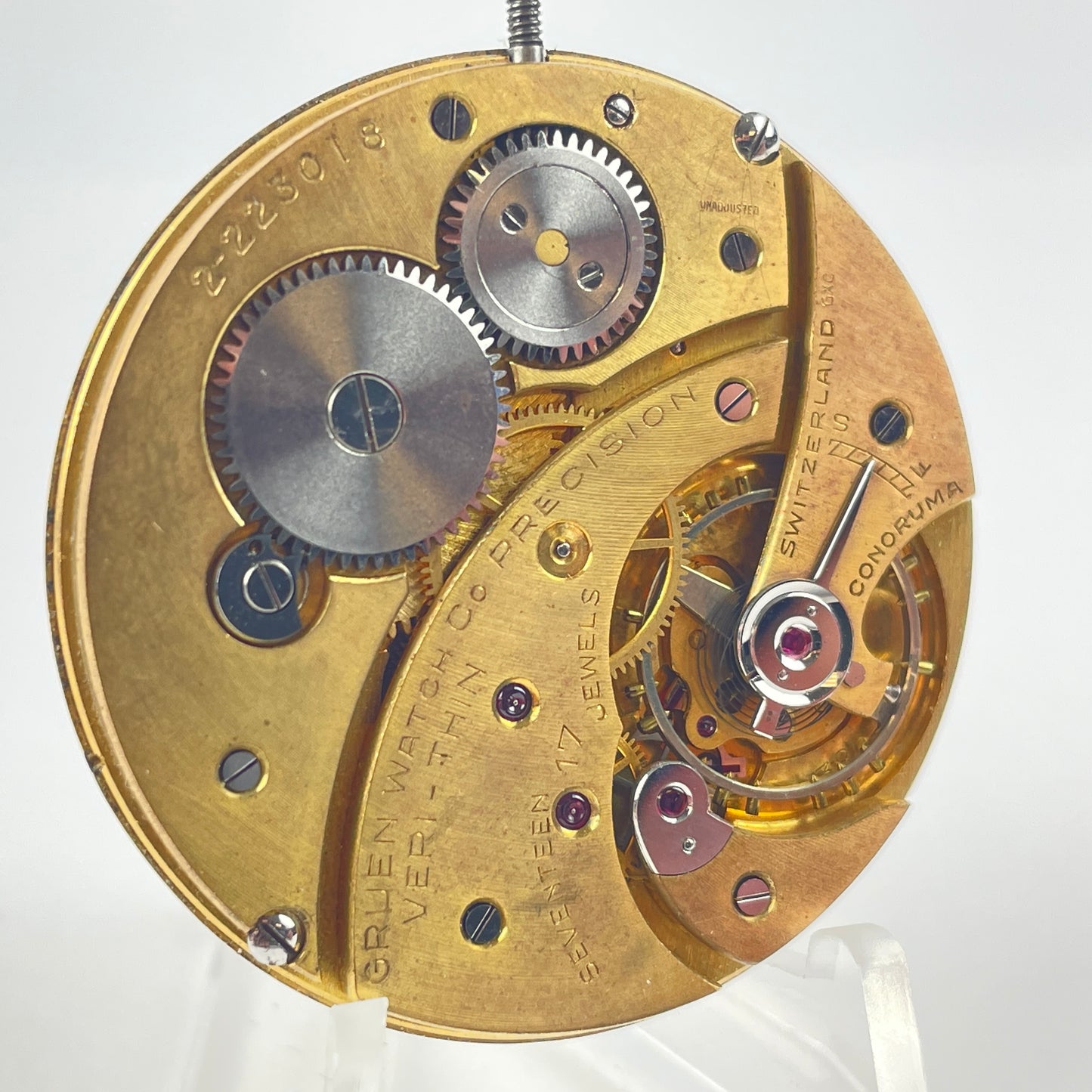 Lot 30- Gruen Veri-Thin Precision | 17 Ligne | 17J | Pocket Watch Movement