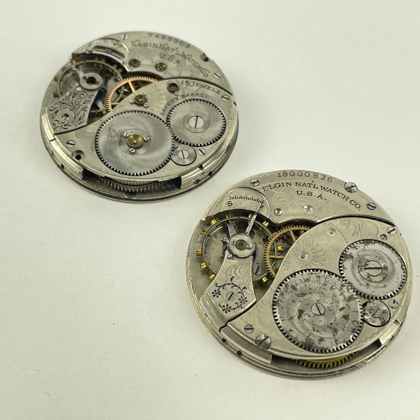 Lot 108- Elgin | 12S | Pocket Watch Movements