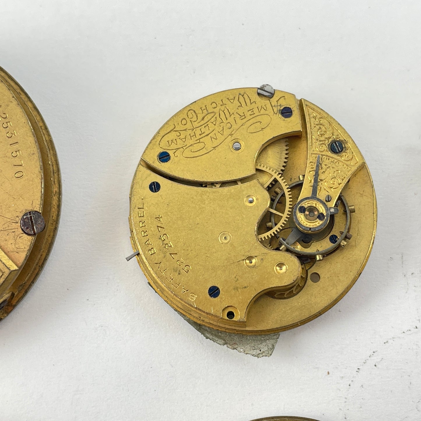 Lot 104- Elgin | Illinois | Hampden | Waltham Pocket Watch Movement Assortment