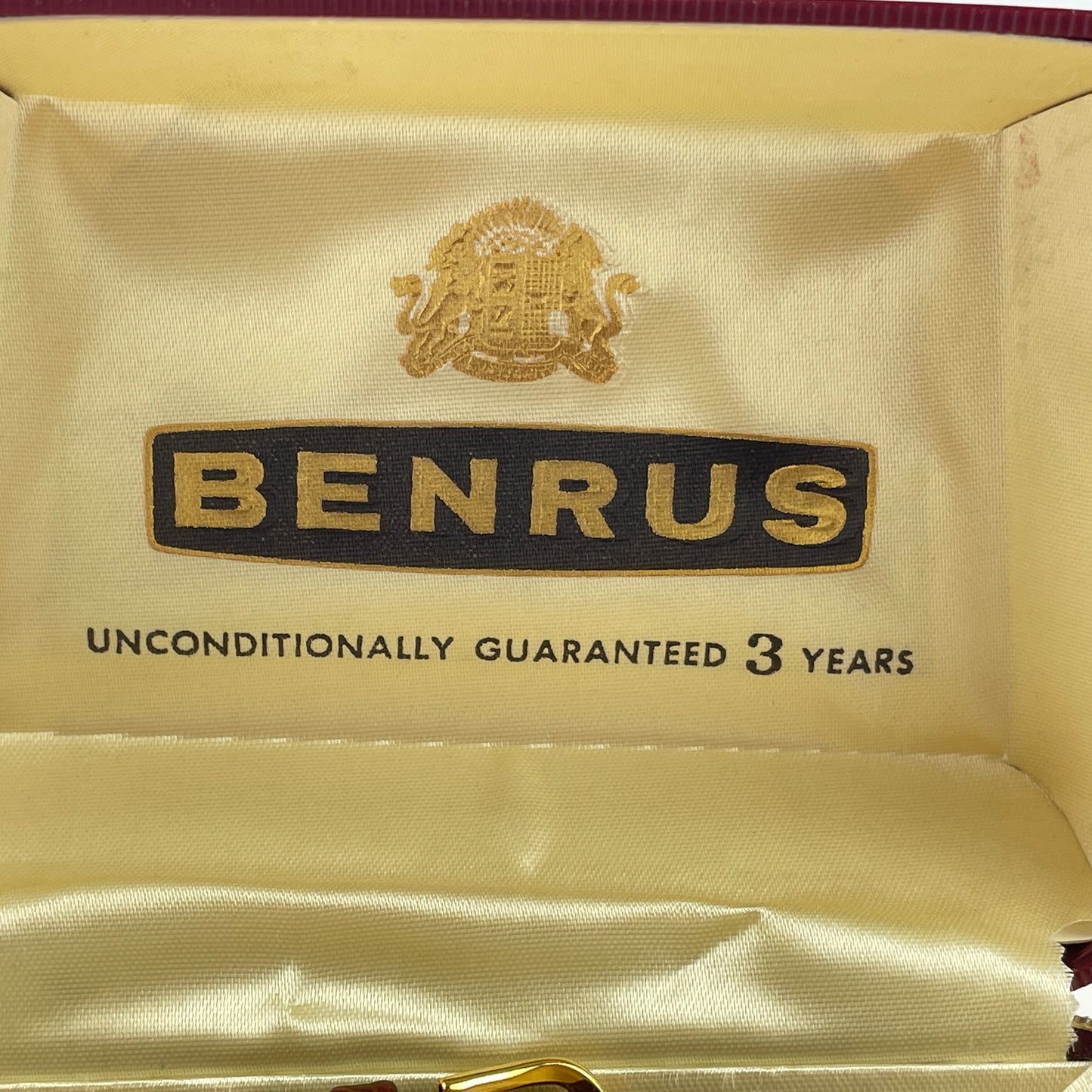 Lot 64- Benrus Men’s Boxed Wristwatch