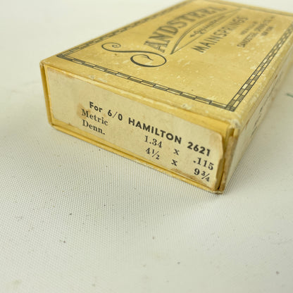 Lot 80- NOS Mainsprings No. 2621 for Hamilton 6/0 Size