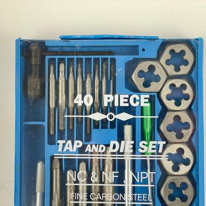 Lot 107- SAE 40 Piece Tap and Die Set