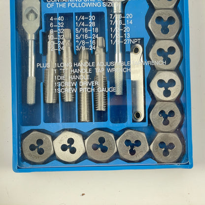 Lot 107- SAE 40 Piece Tap and Die Set