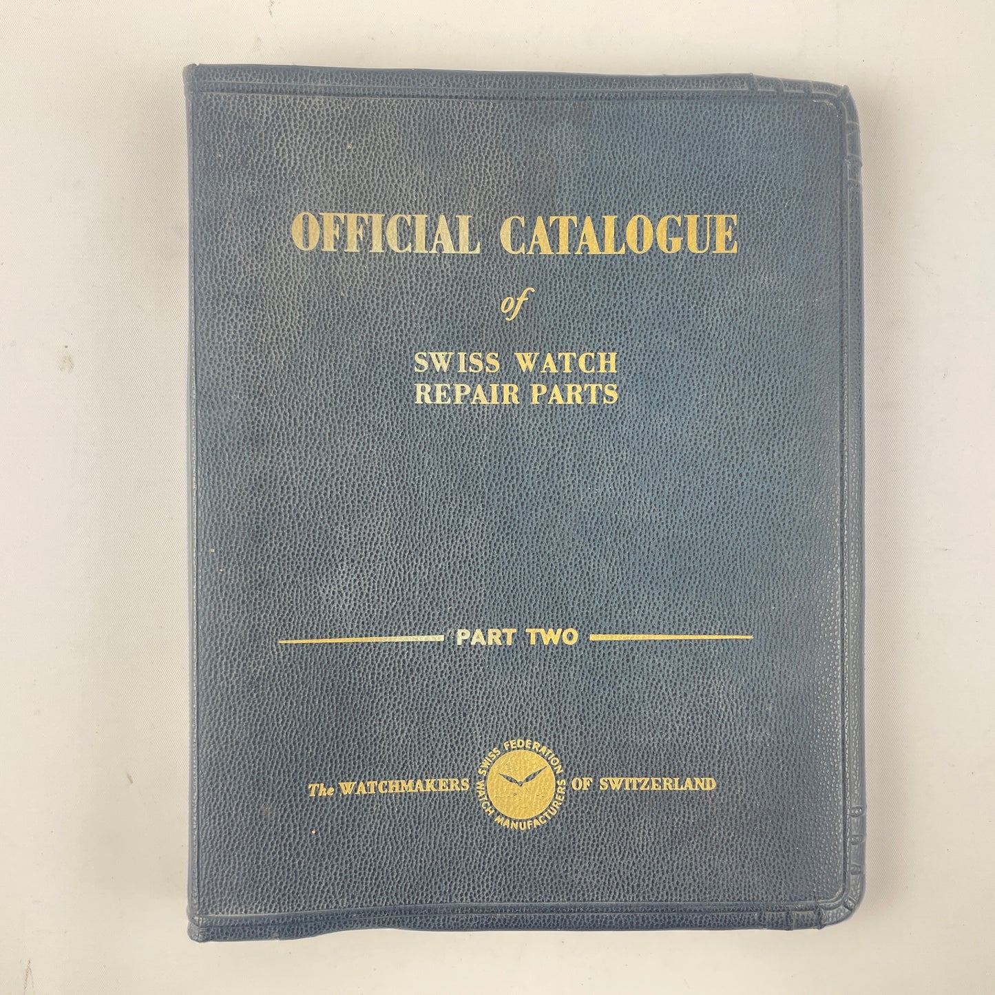 Lot 113- Official Catalog of Swiss Watch Repair Parts Volumes 1 & 2