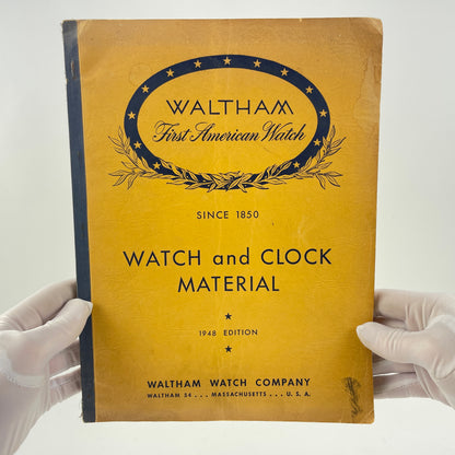 Lot 35- Waltham Watch and Clock Material 1948 Edition