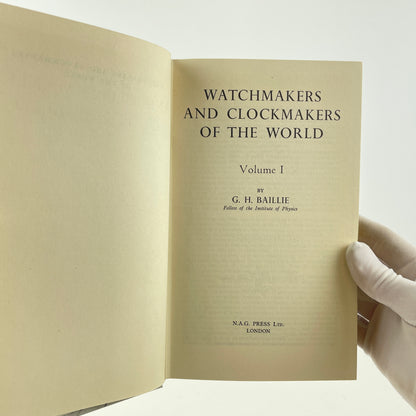 Lot 119- Watchmakers and Clockmakers of the World, Volume 1