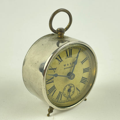 Lot 127- Waterbury Spring Driven Desk Clock