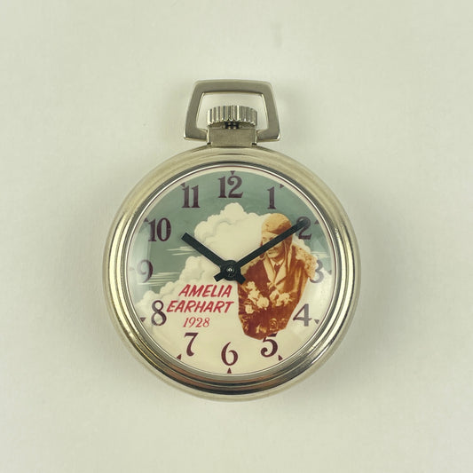 Mar Lot 124- Amelia Earhart Modern Pocket Watch