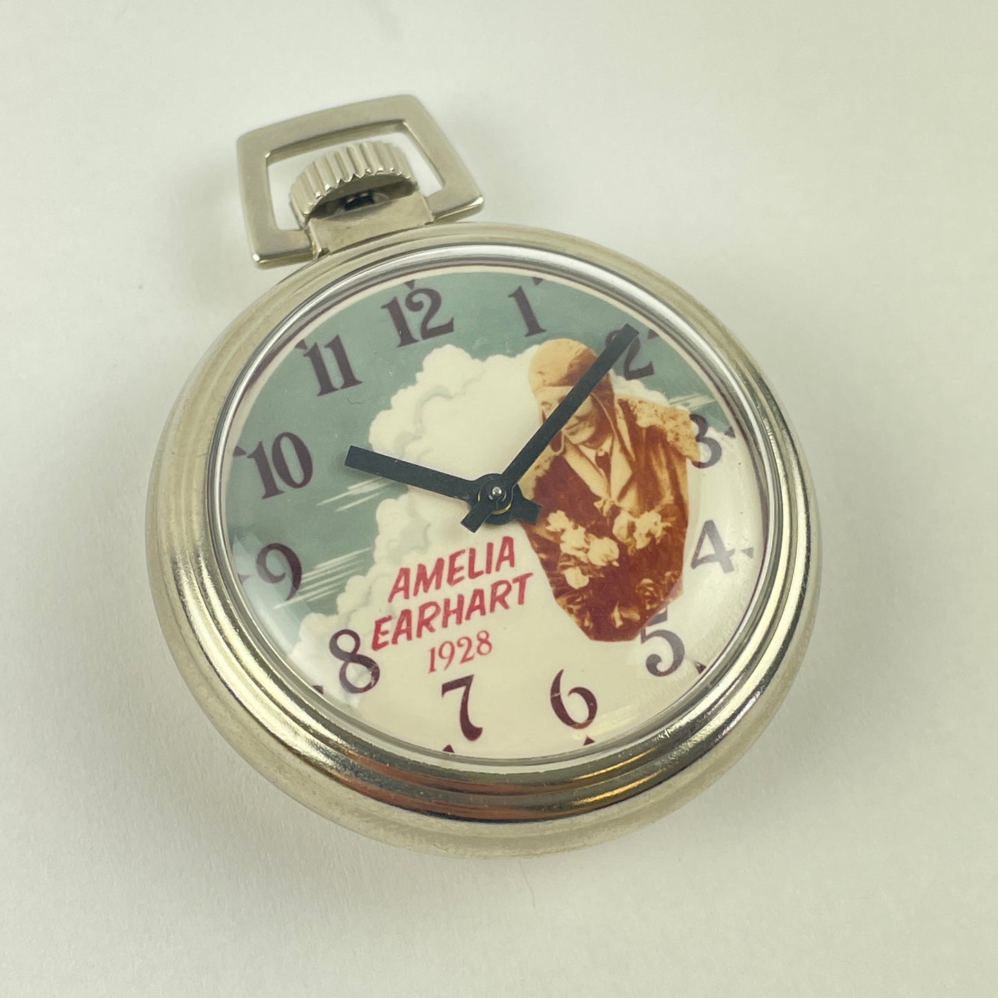 Mar Lot 124- Amelia Earhart Modern Pocket Watch