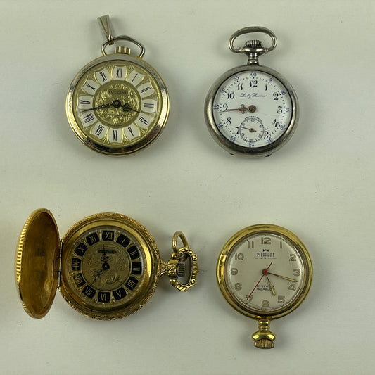 Mar Lot 38- Swiss Pocket Watch Assortment (4)