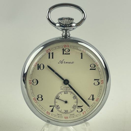 Mar Lot 33- Modern Swiss Arnex Pocket Watch