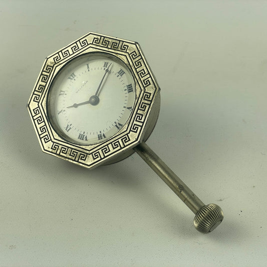 Mar Lot 80- Waltham 8-Day Octagon Car Clock