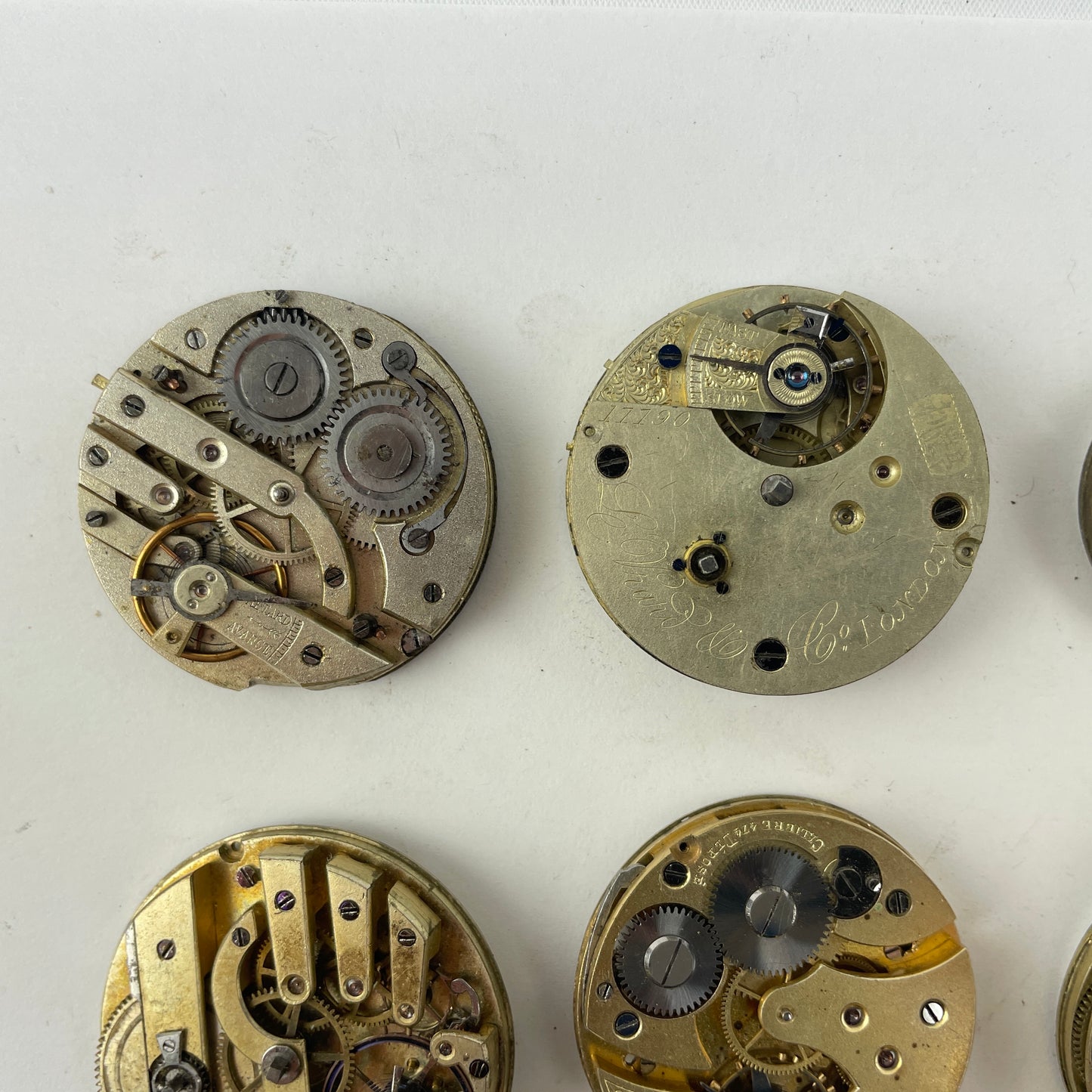 Mar Lot 81- Swiss PW Movement Assortment (8)