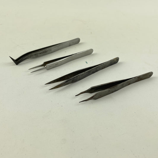 Mar Lot 74- Vintage Swiss Tweezer Set