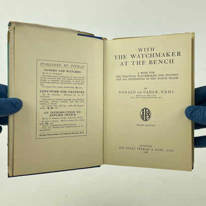 Mar Lot 65- With The Watchmaker At The Bench Book