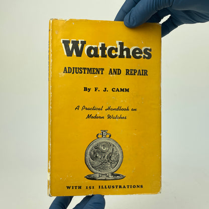 Mar Lot 36- Watches Adjustment And Repair Book