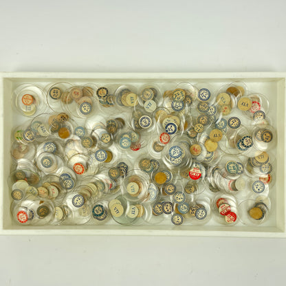 Lot 108- Watchmaker’s Selection of 300 Glass NOS Pocket Watch Crystals