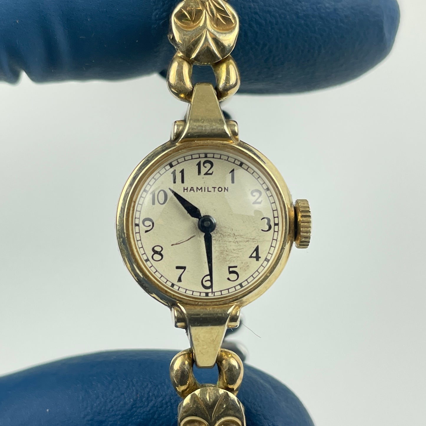 Lot 24- Hamilton Ladies' YGF 17 Jewel Wristwatches w/ Original Box