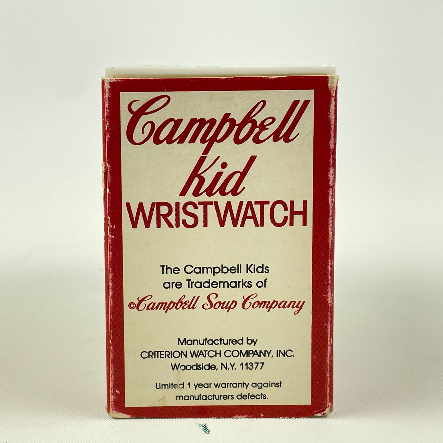 Lot 123- Campbell Soup Kid Vintage NOS Mechanical Wristwatch