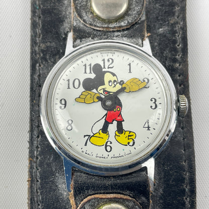 Lot 27- Men’s Mickey Mouse Watch w/ Leather Strap