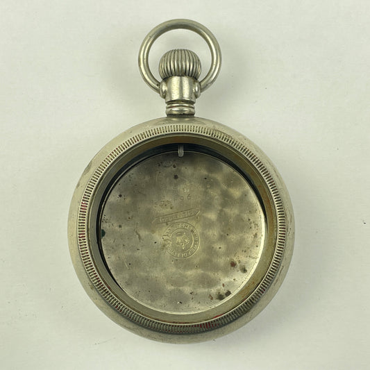 Lot 110- American 18 Size Screw Cover Philadelphia Silveroid Pocket Watch Case