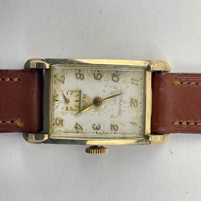 Lot 43- Wittnauer Triple Signed 17 Jewel Vintage Mechanical Wristwatch