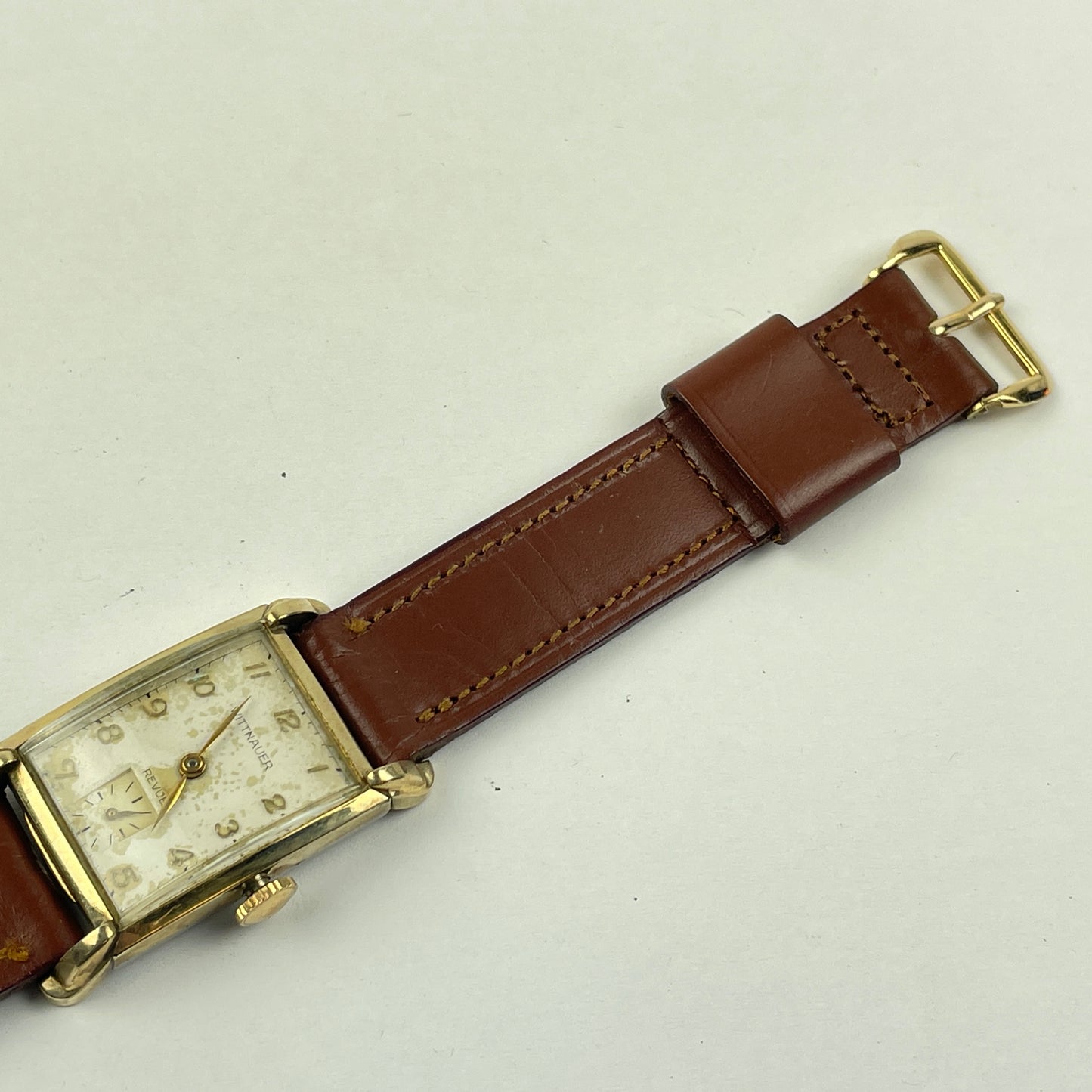Lot 43- Wittnauer Triple Signed 17 Jewel Vintage Mechanical Wristwatch