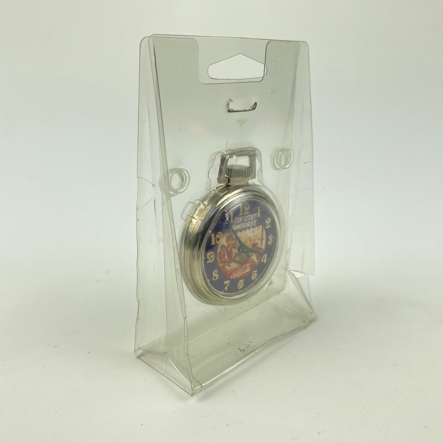 Lot 88- Westclox NOS 1970’s “BOY SCOUT JAMBOREE” Mechanical Pocket Watch