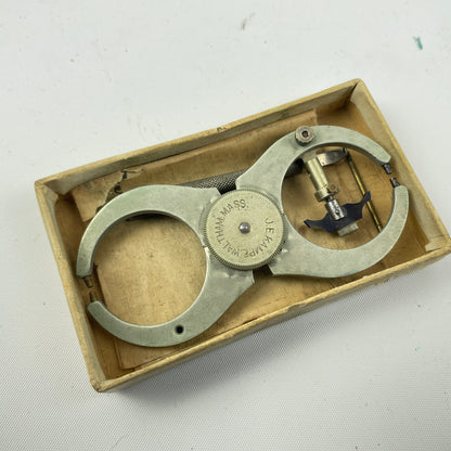 Lot 60- Watchmaker’s Boxed Hand Nickel Caliper w/ Instructions