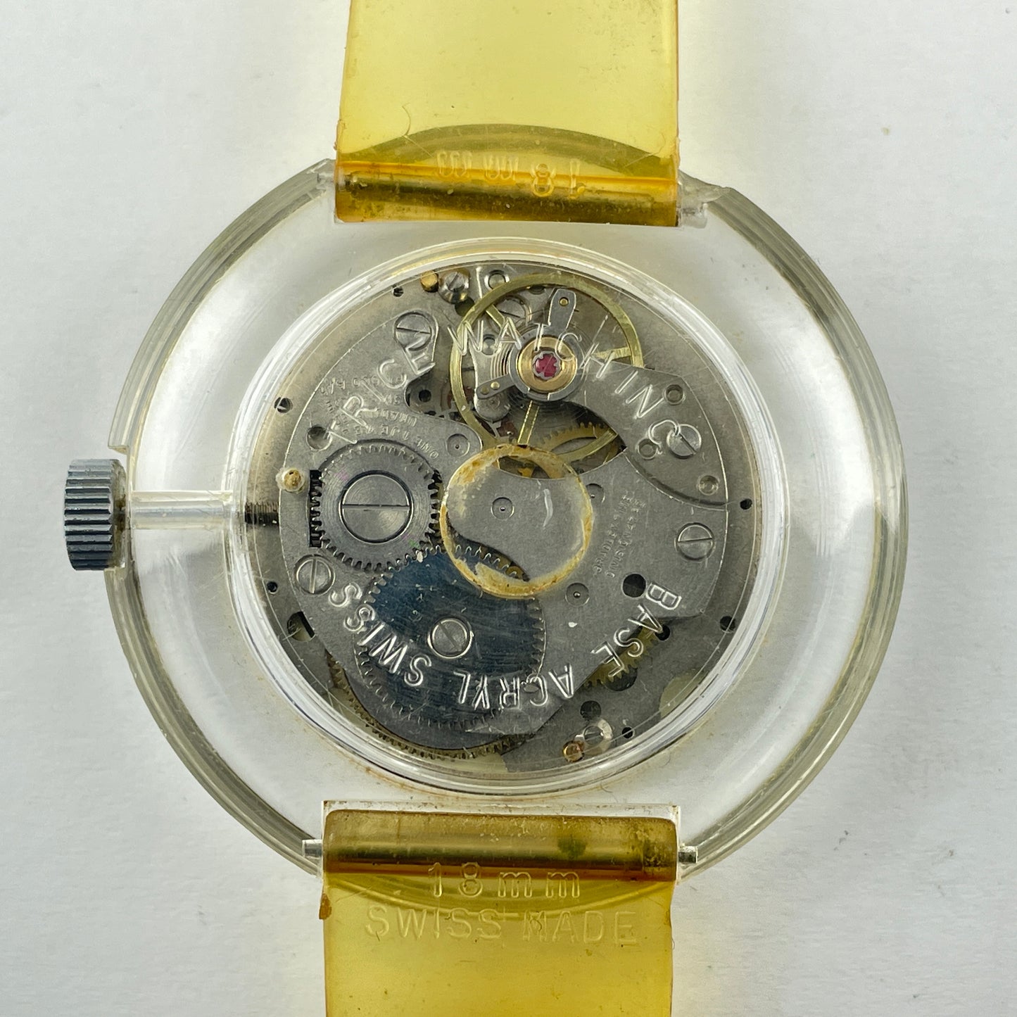 Lot 65- Mickey Mouse Digital Swiss Made Vintage Mechanical Wristwatch