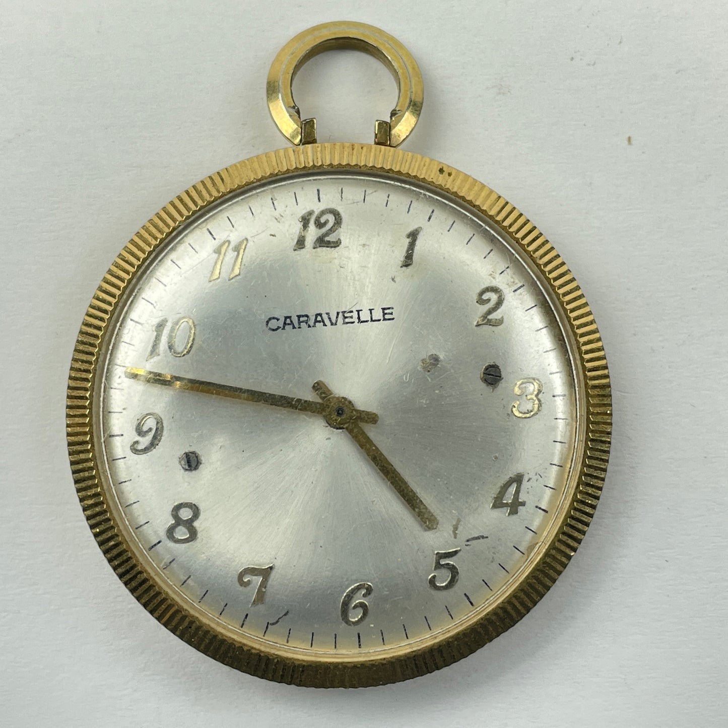 Lot 5- Caravelle & Bulova 10 Size Mechanical Non-Running Pocket Watches