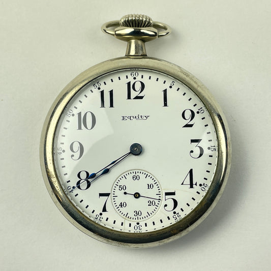 Lot 99- American Equity 16 Size 7 Jewel Open Face Pocket Watch